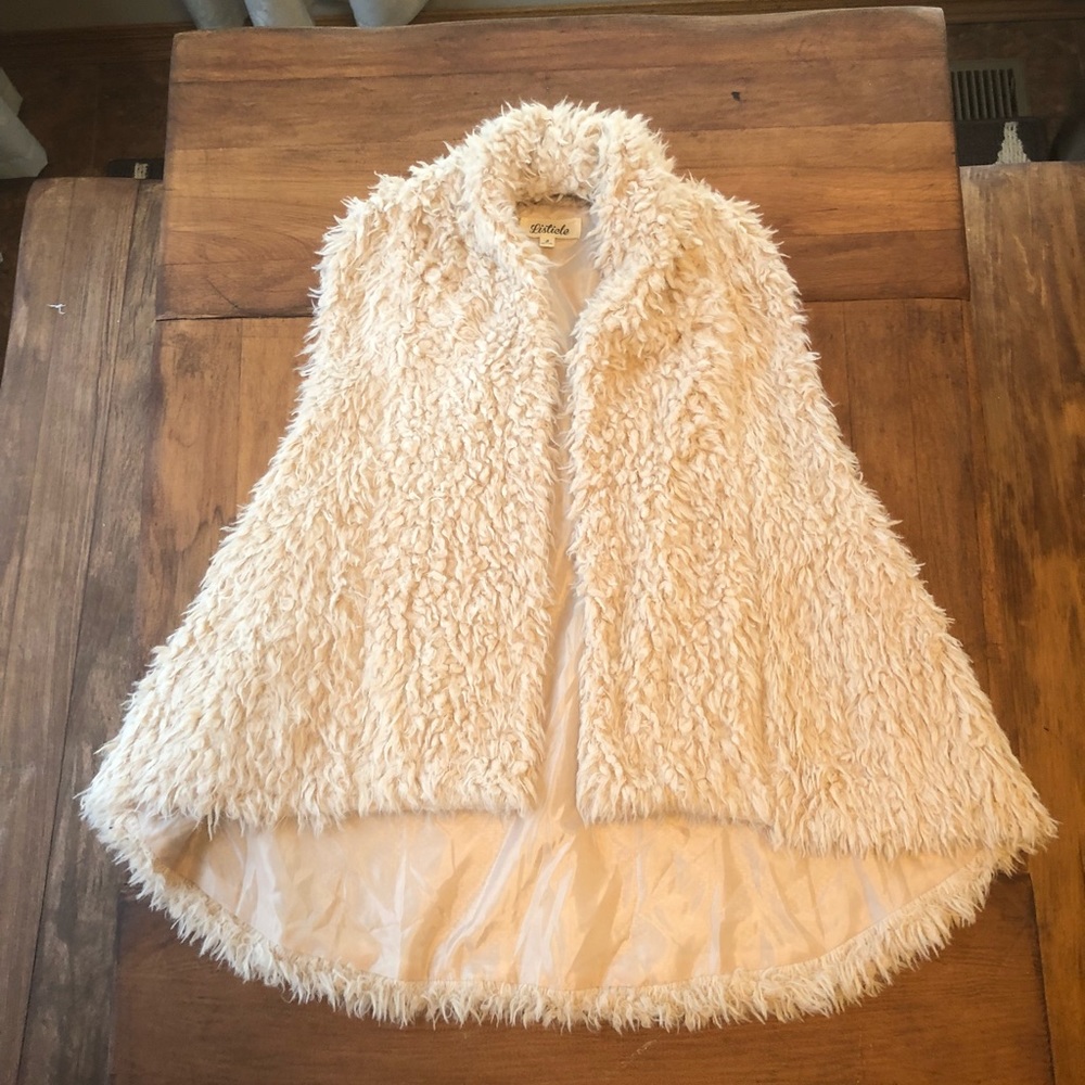 Faux fur vest